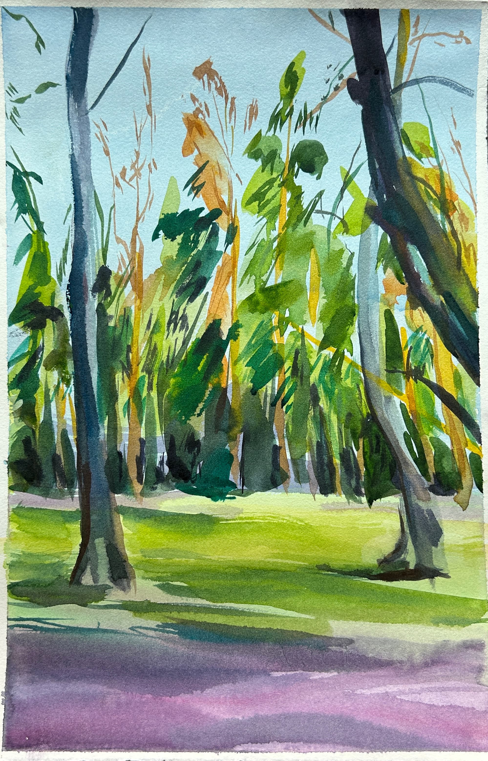 The forest by the roadside.1